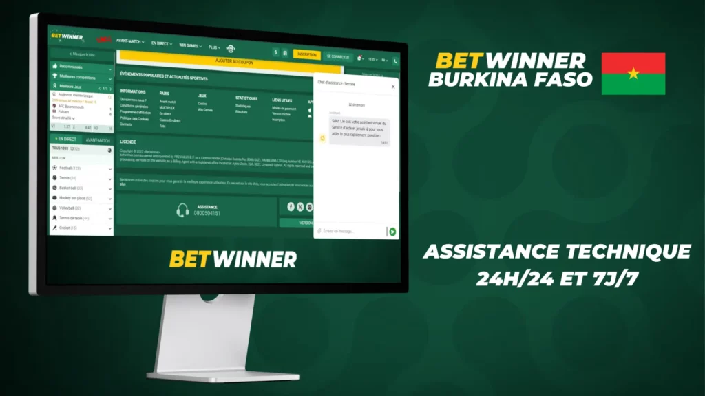 betwinner depot et retrait